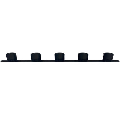 Intrepid International Wall Mount 5 Spot Bridle Rack - Space-Saving, Durable Storage for Horse Bridles and Horse Tack Room Accessories