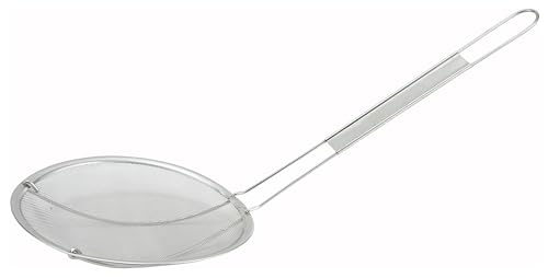 Winco Stainless Steel Strainer, 6-Inch Diameter, Course Mesh,Medium