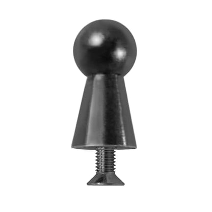 Myya DIY Belt Buckle Screws Hook Replacement for Repair Belts Handbag Accessories - color: Black