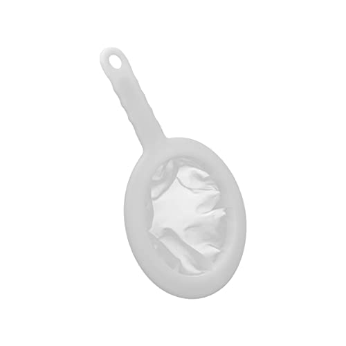 200 Mesh Food Filter Strainer, Reusable Fine Mesh Strainer, Nylon Mesh Sieve Plastic food strainer with Handle, Ideal for Filtering Coffee, Juice, Oils, Soy Milk