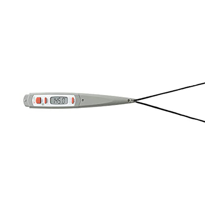 Taylor 9847 Waterproof Digital Instant Read Meat Food Grill BBQ Kitchen Cooking Thermometer, Comes with Sleeve Extender and Lanyard - color: Gray