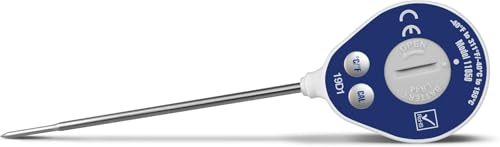 DeltaTrak 12214 Waterproof Dishwasher Thermometer Kit w/Auto-Cal