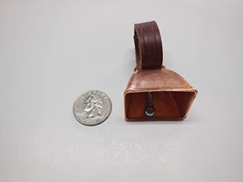 Dog Collar Cow Bell - color: Copper, size: 2) Small (1" H x 1 3/8" W)