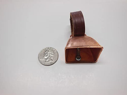 Dog Collar Cow Bell - color: Copper, size: 2) Small (1" H x 1 3/8" W)