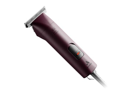 Andis 23330 AGC Super 2-Speed Horse Clipper, Includes T-84 Blade, Burgundy | Cool & quiet running, extra-wide detachable blade, professional horse & pet grooming clipper