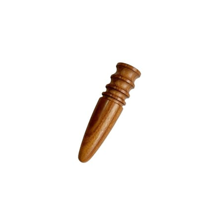 1pc Wood Leather Burnishing Tool, Leather Edge Burnisher Tool, Burnishing Leather Craft Accessories for Leather Working (Style B) - color: Style B