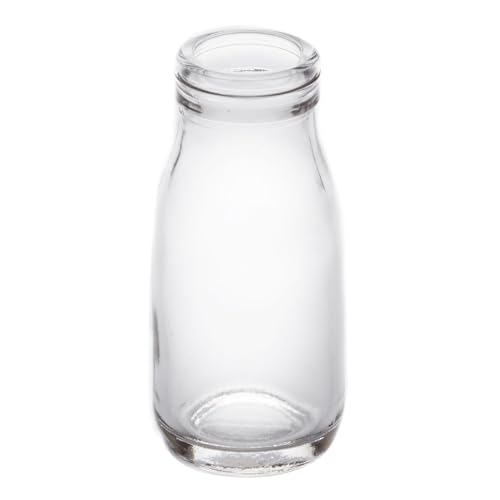 American Metalcraft GMB3 Glass Milk Bottle, 3 oz. - size: 3 Ounces