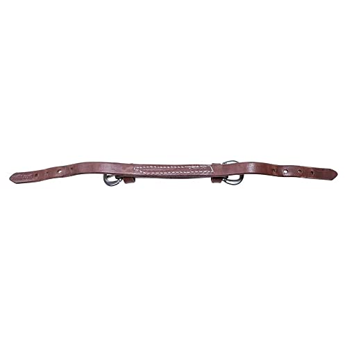 Schneiders Billy Royal Oiled Hermann Oak Leather Curb Strap | Billy Royal Curb Strap for Horses | Superior Comfort | Thick Center Section | Handcrafted Oiled Hermann Oak Leather | Made in USA