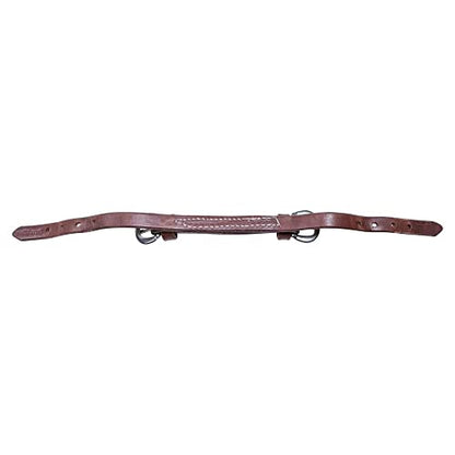 Schneiders Billy Royal Oiled Hermann Oak Leather Curb Strap | Billy Royal Curb Strap for Horses | Superior Comfort | Thick Center Section | Handcrafted Oiled Hermann Oak Leather | Made in USA