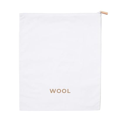 Delicates, Cashmere Wool Sweater Storage Bag Pouch Set with integrated Cedar Wood (Wool) - style: Wool