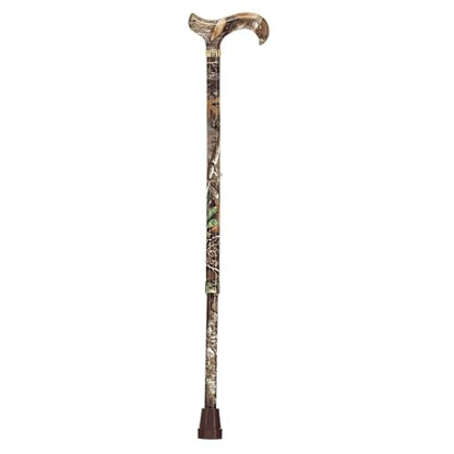 Royal RC Canes Walking Sticks for Men and Women - Stylish Designer Fashionable Adjustable Derby Canes - Lightweight Aluminum Cool Walking Sticks with HD Patterns - color: Brown (Multicolor)