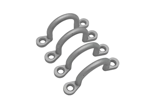 Aluminum Bolt-On Tie Loop 2" ID Tie Down Ring Horse (4pack