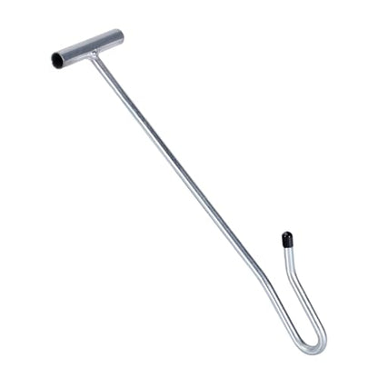 Goat Catcher Leg Hook, Sheep Catching Tools Stainless Catching Sheep Leg Crook Hook Catcher Poultry Leg Pole for Breeding Farms Grabber Capture Tool (15.74") - size: 15.74"