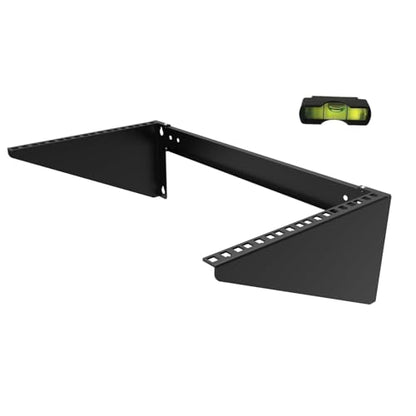 6U Vertical Wall Mount Rack-Heavy Duty 125 Capacity | Small Server Rack Mounting for 19 inches IT, AV, Studio, Network Equipment (6U150)