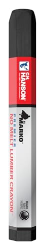 CH Hanson Black Premier Lumber Crayon 12-Pack 10384