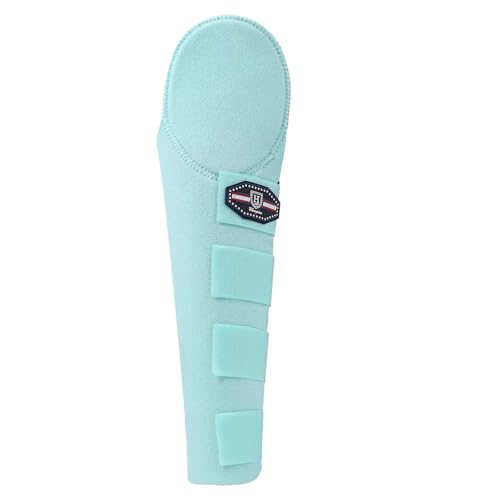 Harrison Howard Adjustable Touch Fasteners Quality Neoprene Versatile Horse Tail Guard Equine Tail Wrap - color: Mint