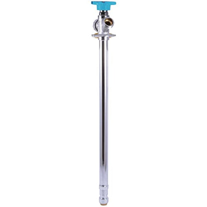 SharkBite 15 Inch Frost Free Sillcock, 1/2 x 3/4 Inch MHT, Push to Connect Brass Plumbing Fitting, PEX Pipe, Copper, CPVC, PE-RT, HDPE, 24637LF - size: 15 in.
