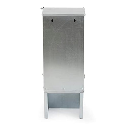 Brower 11H Single Door Automatic Easy Hog Feeder for Supplemental Feeding, 4 Week Old Piglets to Adult Sows, Farm Accessory, 1.5 Bushel or 50 Pounds