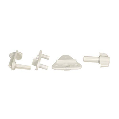 Attwood 11404-6 Pontoon Replacement Latch, Universal Sizing for Square Frames 1 Inch to 1 ¼ Inch, Fits Left- or Right-Hinge Gate