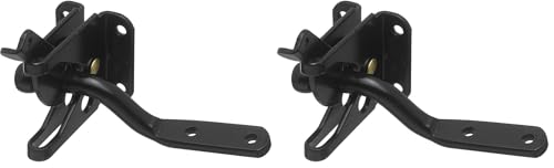 National Hardware N101-121 V21 Automatic Gate Latch in Black (Pack of 2) - size: 1 Count (Pack of 2)