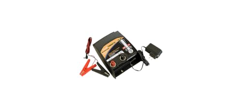 Dare Products DPP400 Ultra Low Impedance Power Pro Series Fence Energizer, 110V Plug-in or 12V Battery Dual Power, Controls Mid- to Large-Sized Animals, Exotics and Wildlife Up to 100 Acres/25 Miles