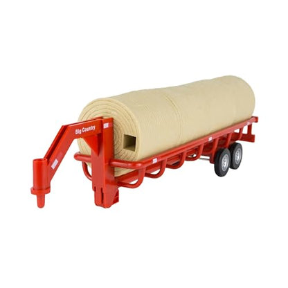 Big Country Toys Hay Trailer with Gooseneck Trailer Hitch, Fun Add-On for Farm Toys & Toy Trucks…
