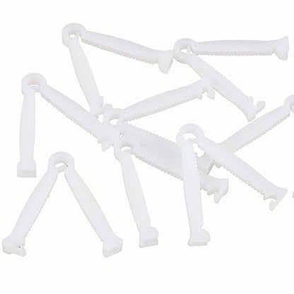 50 pcs Disposable Umbilical Cord Clamp Birth Hemostatic Materials for Piglets Clamp for Cord for Animal Production Home Birth Supplies kit White whelping Box, NDF-jj01
