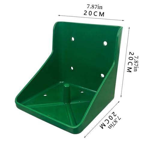 Mineral Block Feeder, Universal PP Salt Brick Holder for Livestock, High-Strength Salt Lick Container for Goat, Deer, Sheep, Stable Feeding Tray for Farm Backyard
