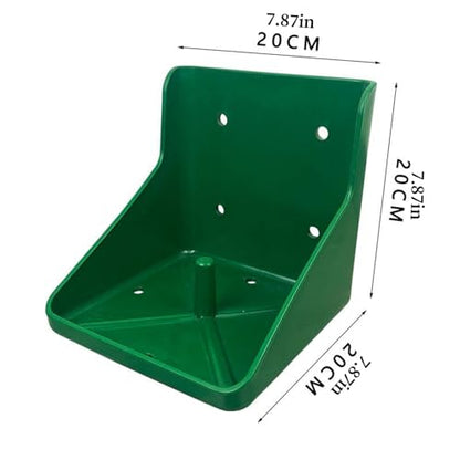 Mineral Block Feeder, Universal PP Salt Brick Holder for Livestock, High-Strength Salt Lick Container for Goat, Deer, Sheep, Stable Feeding Tray for Farm Backyard