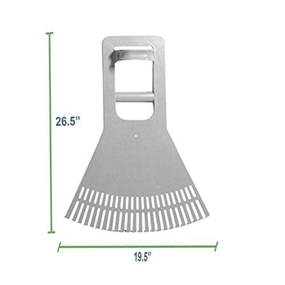 Grabber Scoop Hand Rakes with Leverage Extension Grip - Back Saving Ergonomic Gardening Tool for Lawn and Leaves Clean-up - Made in USA - Model P755