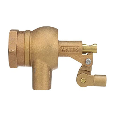 Watts 1250 Series 1-1/4" Bronze Heavy Duty Float Valve Female NPT Threaded - size: 1-1/4 Inch, style: Female NPT Threaded Inlet