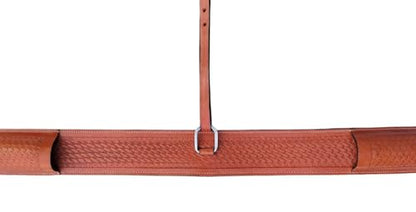 Western Leather Horse Roper Back Cinch Billets,Girth Saddle Billets Tack,Handcrafted Flank Saddle Cinch - color: Tan