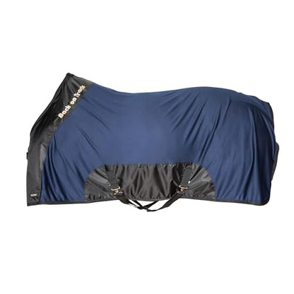 Back on Track Royal Mesh Sheet Deluxe Horse Blanket - color: Navy, size: 81" (155cm)