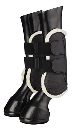 LeMieux Horse Tendon Boots - Protective Gear and Training Equipment - Equine Boots, Wraps & Accessories - Tendon Protection and Support - color: Black