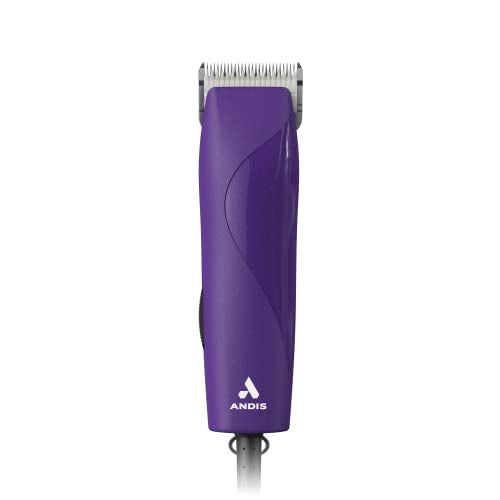 Andis 24820 EasyClip 7-Piece Detachable Ceramic Blade Clipper Kit, Purple - style: New Model