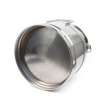 20L/5.28Gal Stainless Steel Milk Can, Milk Transport Can, Jug Wine Pail Bucket Bottle, Liquid Container Storage Barrel with Strong Silicone Sealed Lid, Stainless Steel Sealed Tank - size: 20L/5.28Gal