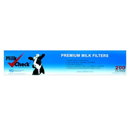 Milk Check – Premium Milk Filter Sock 2 "x 24" [CASE- 800 Filters] - style: 2 x 24"