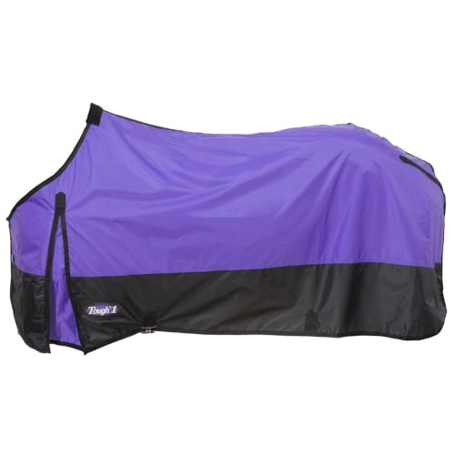 Tough 1 420 Denier Closed Front Stable Sheet - color: Purple, size: 72In