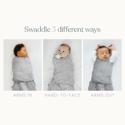 HALO 100% Cotton Sleepsack Swaddle, 3-Way Adjustable Wearable Blanket, TOG 1.5, Blue Safari, Small, 3-6 Months - color: Blue Safari, size: Small (Pack of 1)