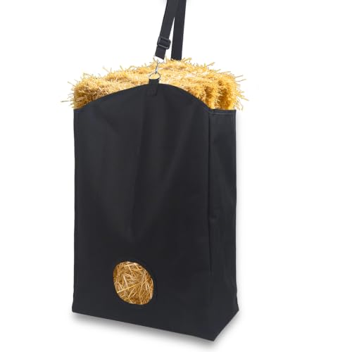 Hay Bag for Horses with Thoughtful Rear Tie-Down Design, 600D Oxford Fabric