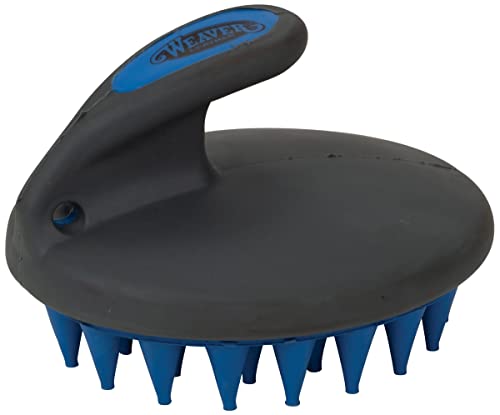 Weaver Palm-held Coarse Curry w/Lg Rubber Bristle
