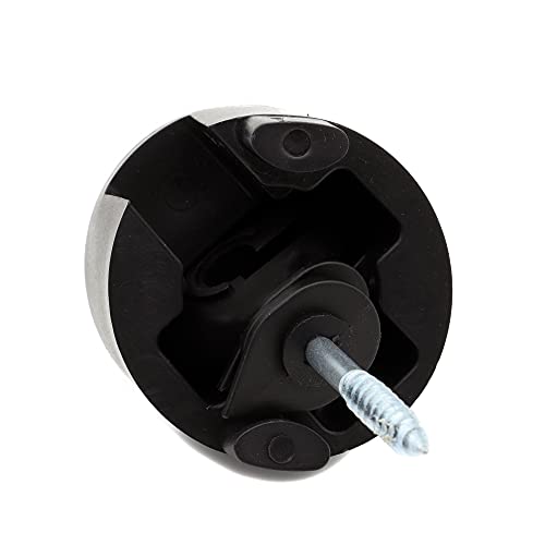 120 Pcs Electric Fence Insulator Screw-in Ring Post Wood with Tool