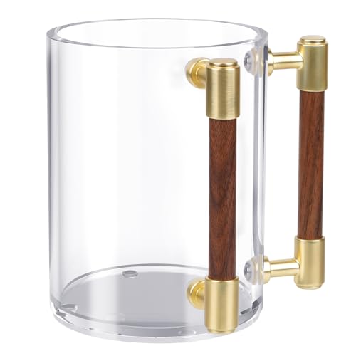 Judaica Hand Washing Cup for Netilat Yadayim with Dual Handles - color: HARDWARE