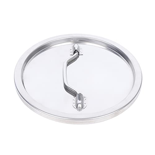 LOYALHEARTDY Stainless Steel Milk Bucket Lid, Durable Universal Lid with Embedded Silicone Seal Ring for 12L/20L/30L/40L/50L/60L Milk Bucket - color: Lid
