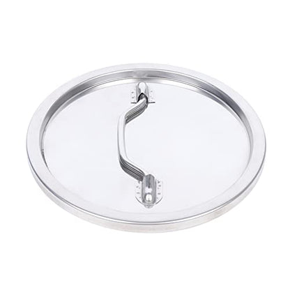 LOYALHEARTDY Stainless Steel Milk Bucket Lid, Durable Universal Lid with Embedded Silicone Seal Ring for 12L/20L/30L/40L/50L/60L Milk Bucket - color: Lid