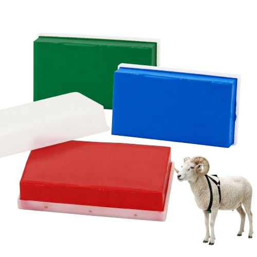 Replacement Marking Crayon Blocks for Ram Breeding Harness (Red,Blue,Green) - color: Red,Blue,Green