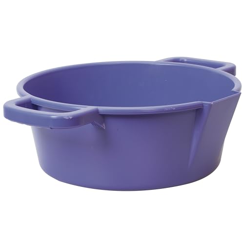 Weaver Leather Livestock Large Round Feed Pan, Gray - color: Purple