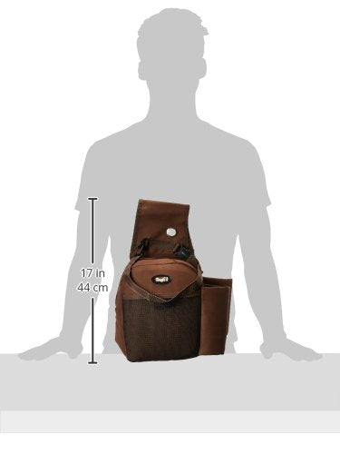 Tough 1 Nylon Water Bottle/Gear Carrier Saddle Bag - color: Brown