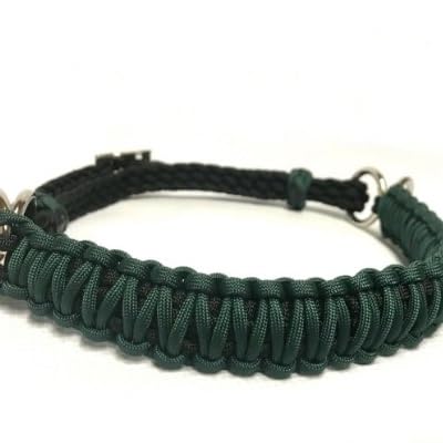 Side Pull Hackamore bitless Bridle Attachment Hunter Green Horse tack with Black or Brown Chinstrap
