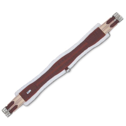 Passport Brown English Contoured Girth - size: 48